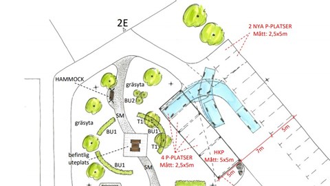 Renovering innergården Hemvägen 2 Töre