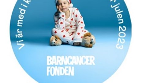 Gåva till Barncancerfonden