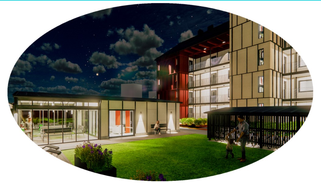 Kvarteret Mården skiss